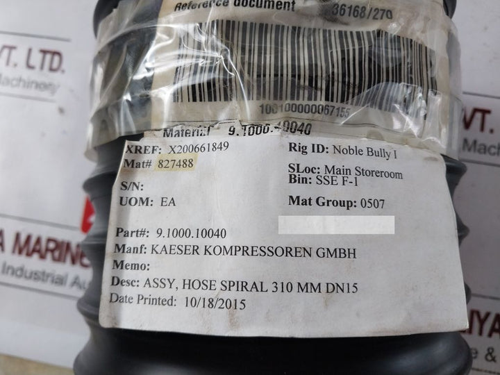 Kaeser 9.1000.10040 Spiral Hose