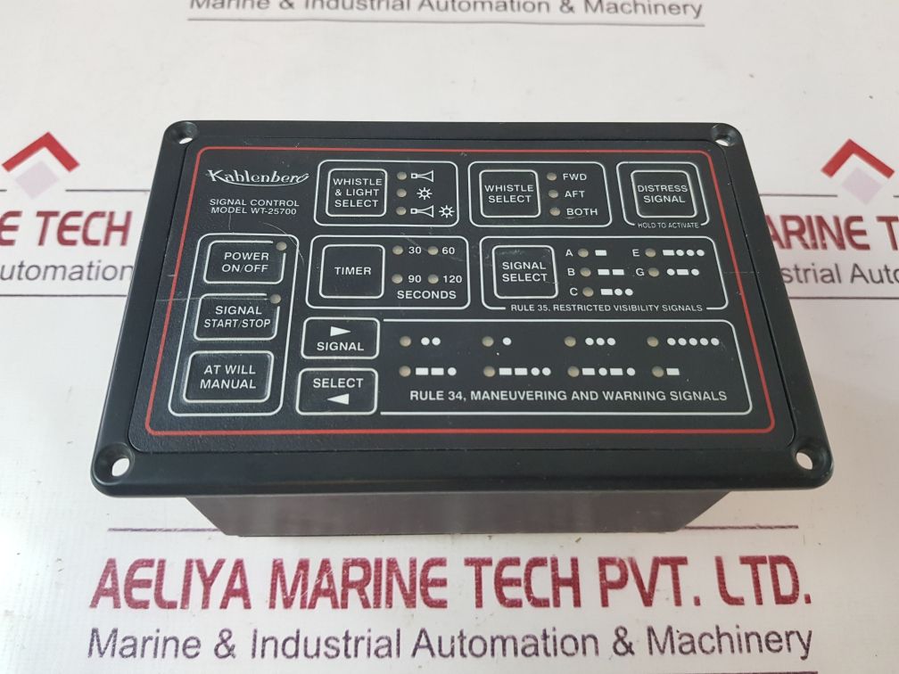 Kahlenberg Wt-25700 Automatic Signal Timer Control
