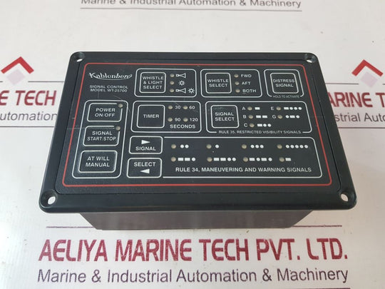 Kahlenberg Wt-25700 Automatic Signal Timer Control
