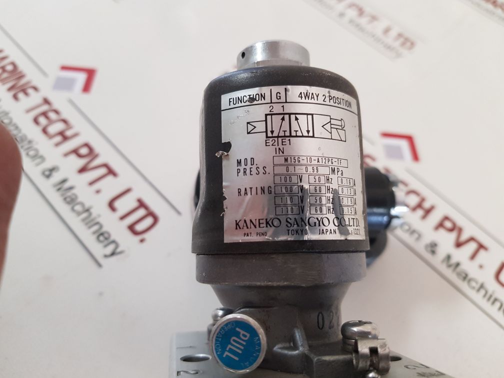 Kaneko Sangyo M15G-10-a12Pg-tf Solenoid Valve