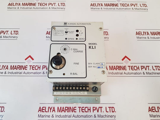 Kansai Automation Kli Capacitance Level Indicator Amplifier Unit