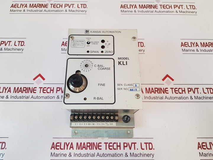 Kansai Automation Kli Capacitance Level Indicator Amplifier Unit