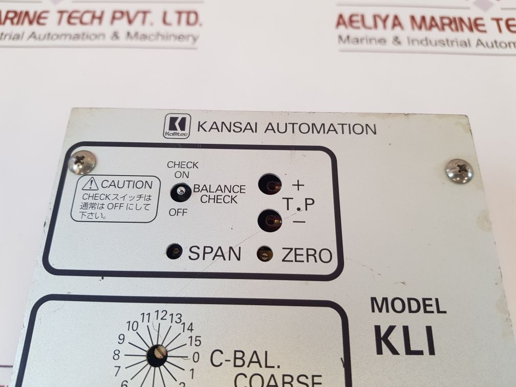 Kansai Automation Kli Capacitance Level Indicator Amplifier Unit