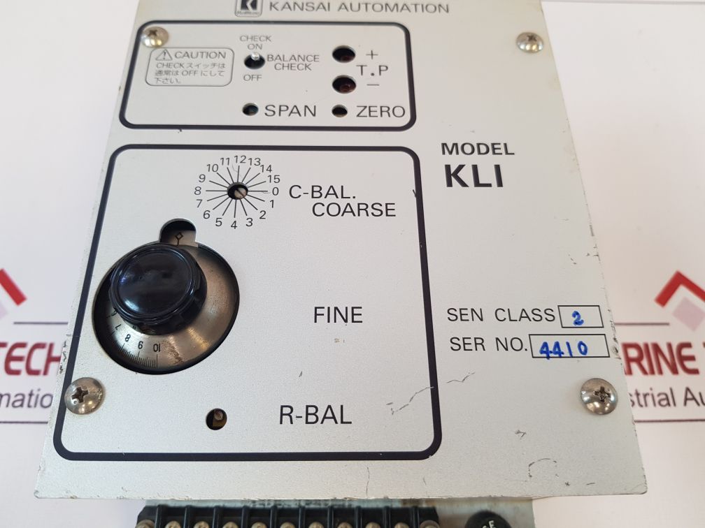 Kansai Automation Kli Capacitance Level Indicator Amplifier Unit