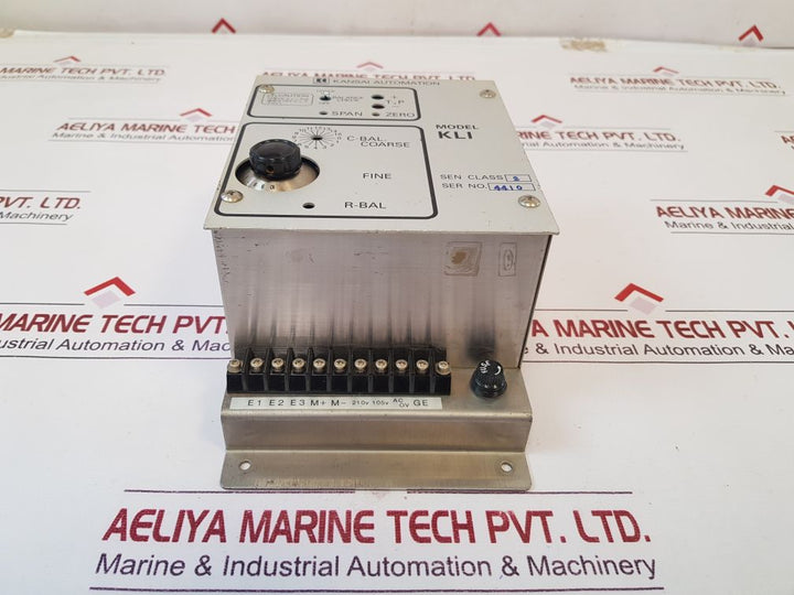 Kansai Automation Kli Capacitance Level Indicator Amplifier Unit