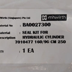 Kastas 90-105-12 Seal Kit For Hydraulic Cylinder Ba0027300
