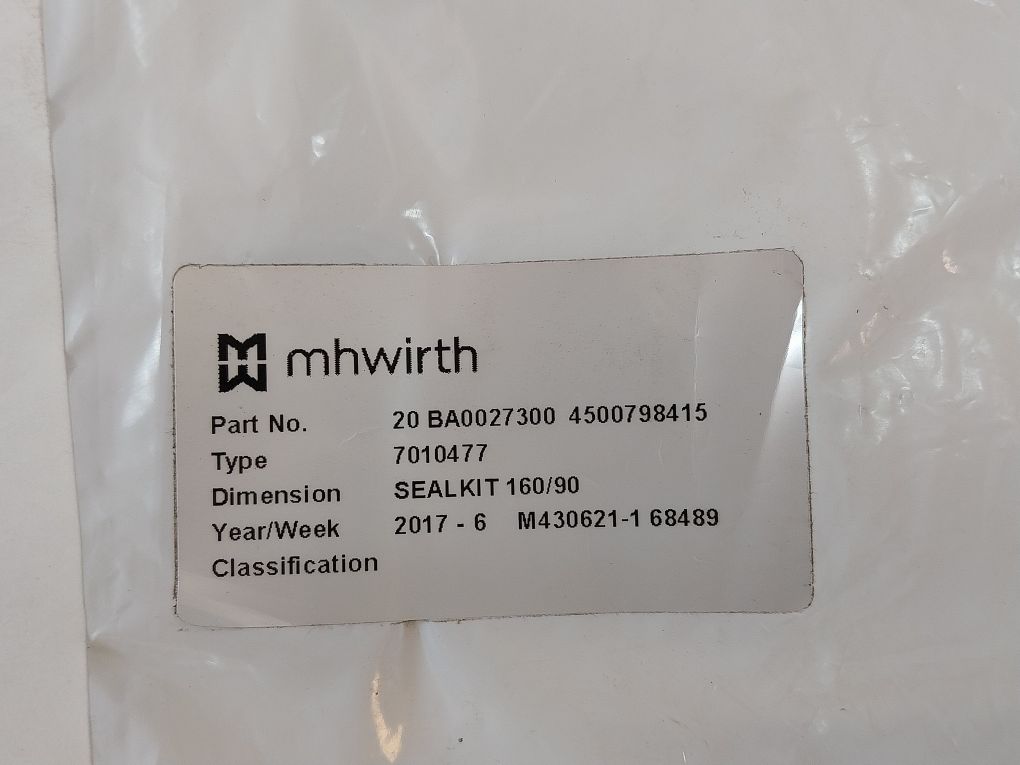 Kastas 90-105-12 Seal Kit For Hydraulic Cylinder Ba0027300