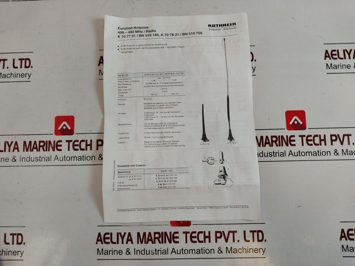 Kathrein K707721 Euroline-antena Set