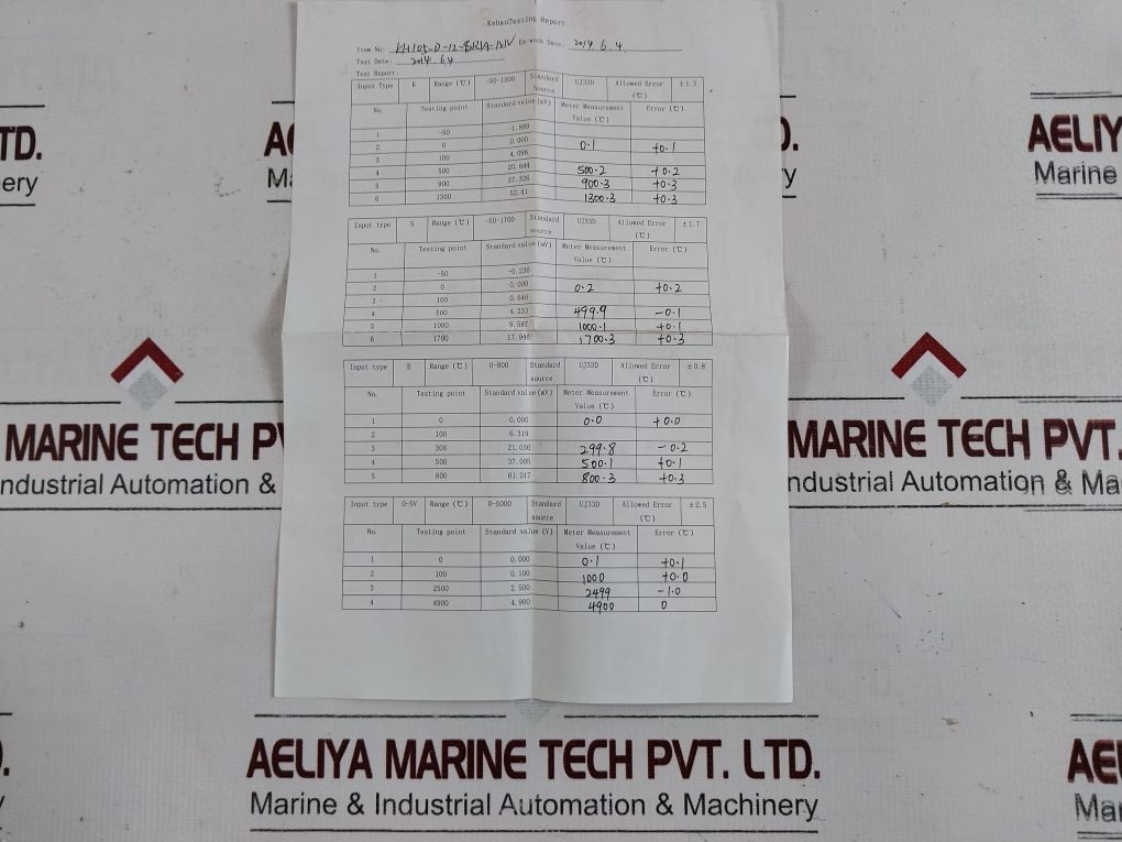 Xiamen Kehao Kh100 Multi Channel Temperature Indicator Kh105-d-12-8R1A-nn