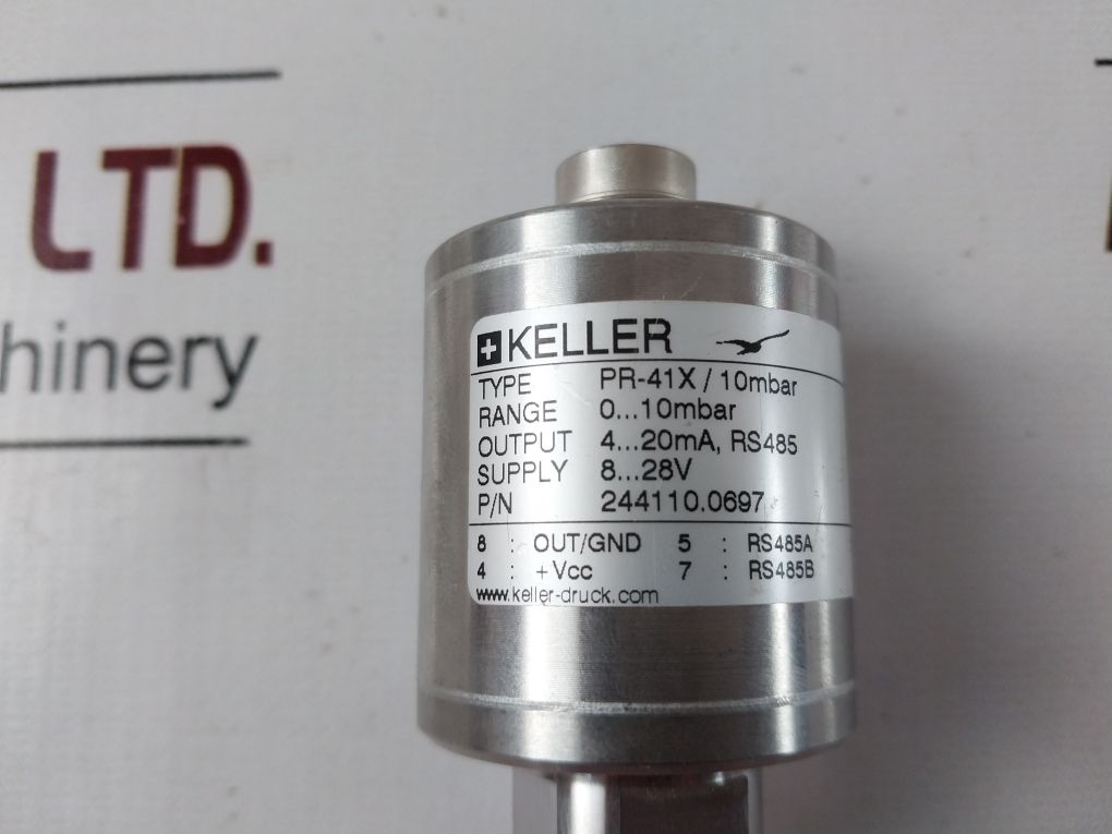 Keller Pr-41X/10Mbar Low Pressure Transmitter
