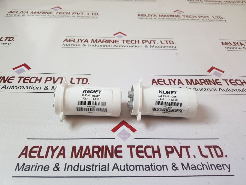 Set Of 2X Kemet Als30A1418Ddn Capacitor
