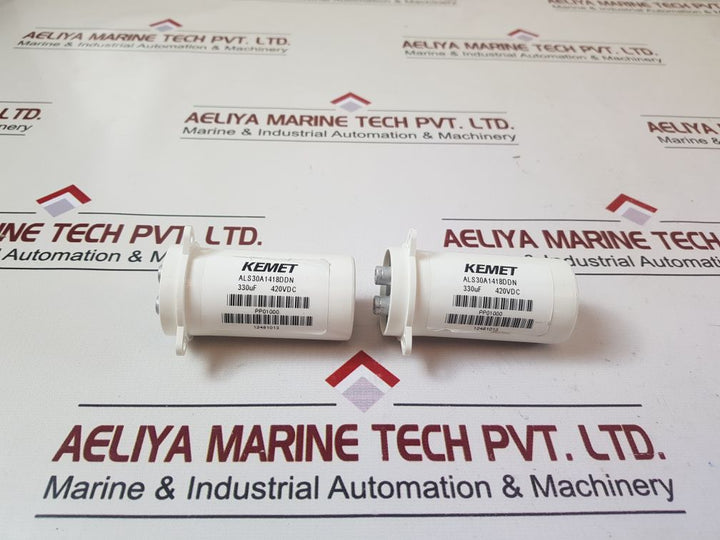 Set Of 2X Kemet Als30A1418Ddn Capacitor
