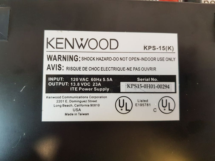 Kenwood Kps-15(K) Power Supply