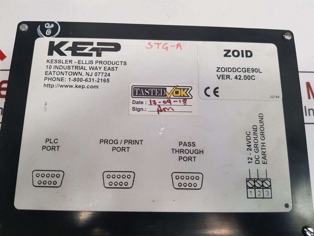 Kep Zoiddcge90L Operator Panel