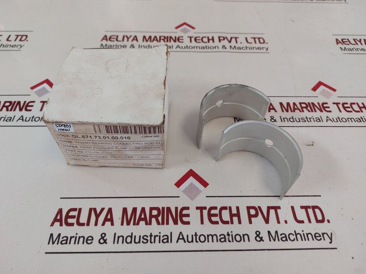 Kerr Plunger P76-km-25-000 Insert Bearing Connecting Rod Std