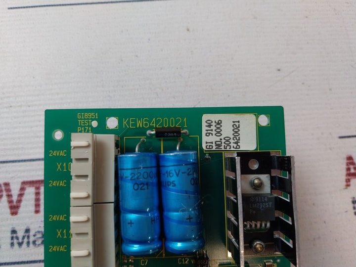 Kew 6420021 Circuit Board Hour Counter Mps