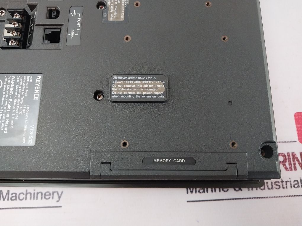 Keyence Vt3-s12 Touch Screen 100-240V Ac 50/60Hz 70Va (Not Working)