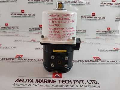 Pentair Keystone F778-005 Electric Actuators 220-240V Ac