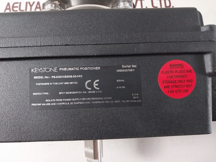 Keystone Ps-03201Bd0B-00-0R2 Rotary Pneumatic Positioner