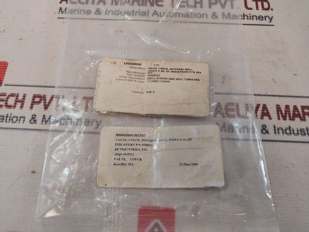 Kf Industries 4548023 Internal Ball Check Valve