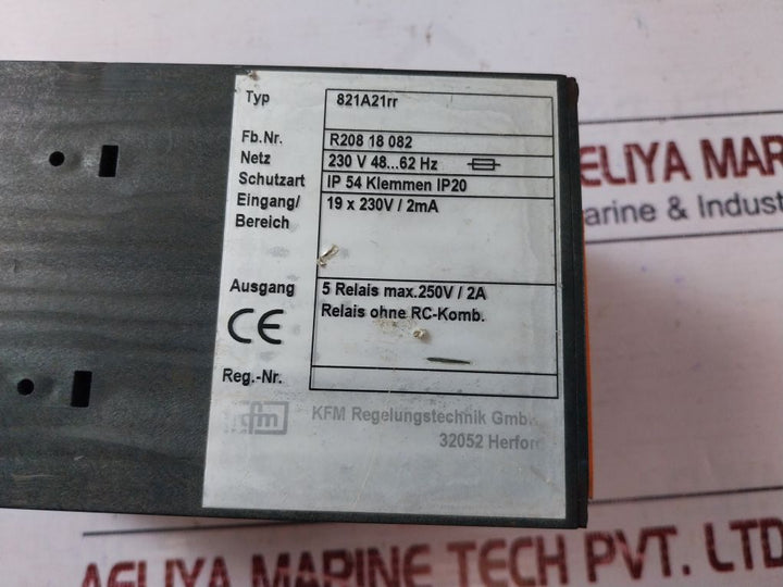 Kfm 821A21Rr Alarm Units 230V 48…62Hz R821A21Rg-08082007