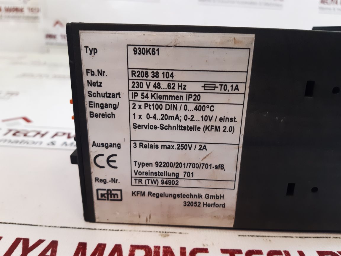 Kfm 930K61 Controller
