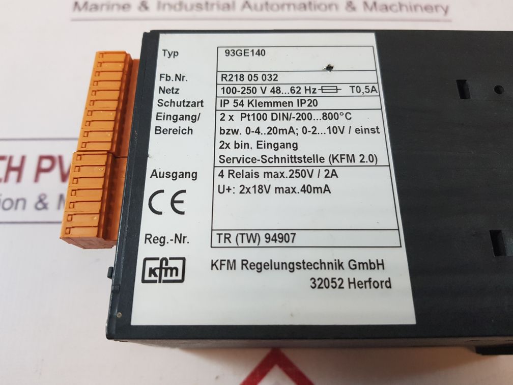 Kfm 93ge140 temperature controller