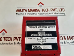 Kidde-fenwal 3Pdt Pressure Operated Switch
