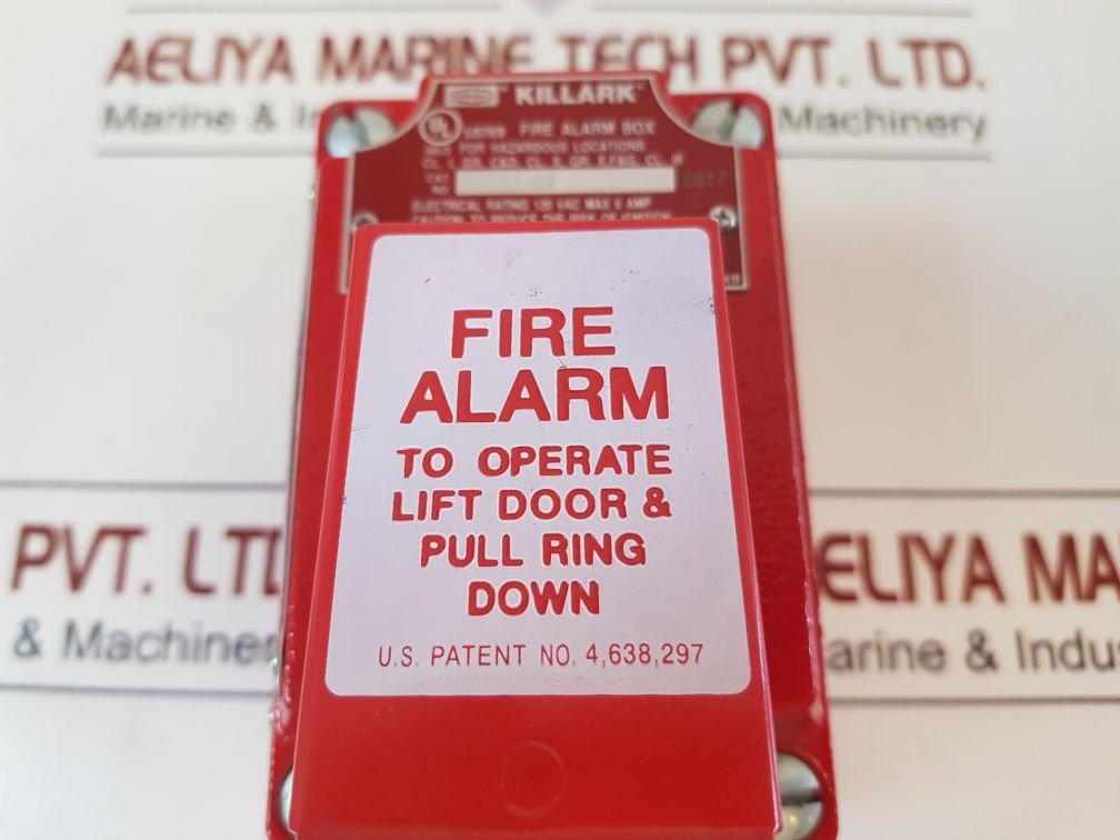 Killark Hubbell Xal-53 Fire Alarm Station With Pull Ring
