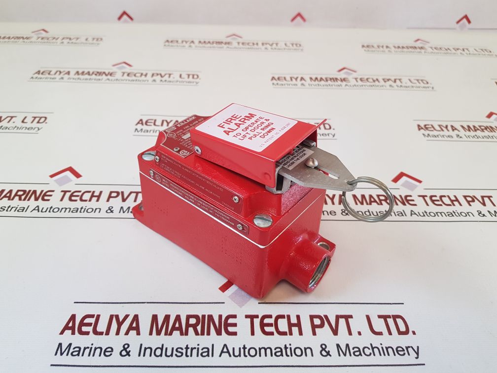 Killark Hubbell Xal-53 Fire Alarm Station With Pull Ring
