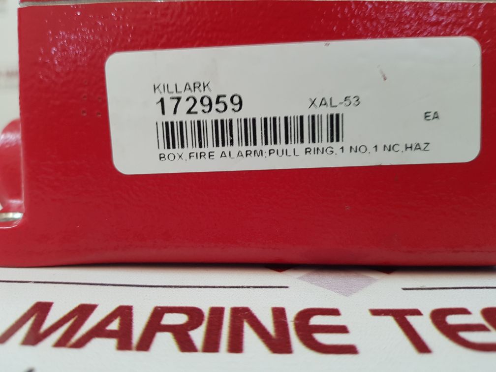 Killark Hubbell Xal-53 Fire Alarm Station With Pull Ring
