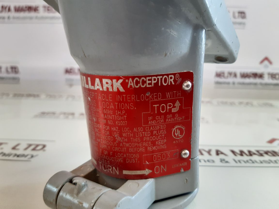 Killark Ugro-20231 Receptacle Interlocked With Switch
