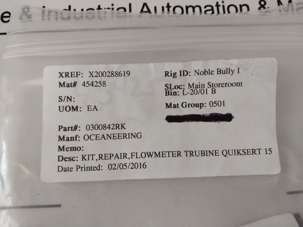 Kimray 0300842Rk Flow Meter Repair Kit