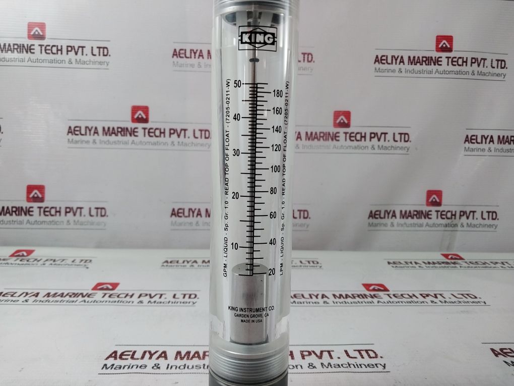 King Instrument 7205021131W Port Tube Flowmeter M0060