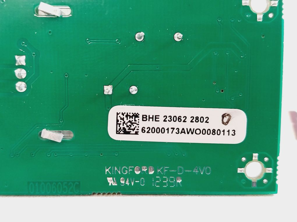 Kingford Kf-d-4V0 Pcb Card 01006052C