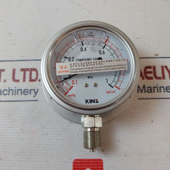 Kins Ksb 5305 Compound Pressure Gauge