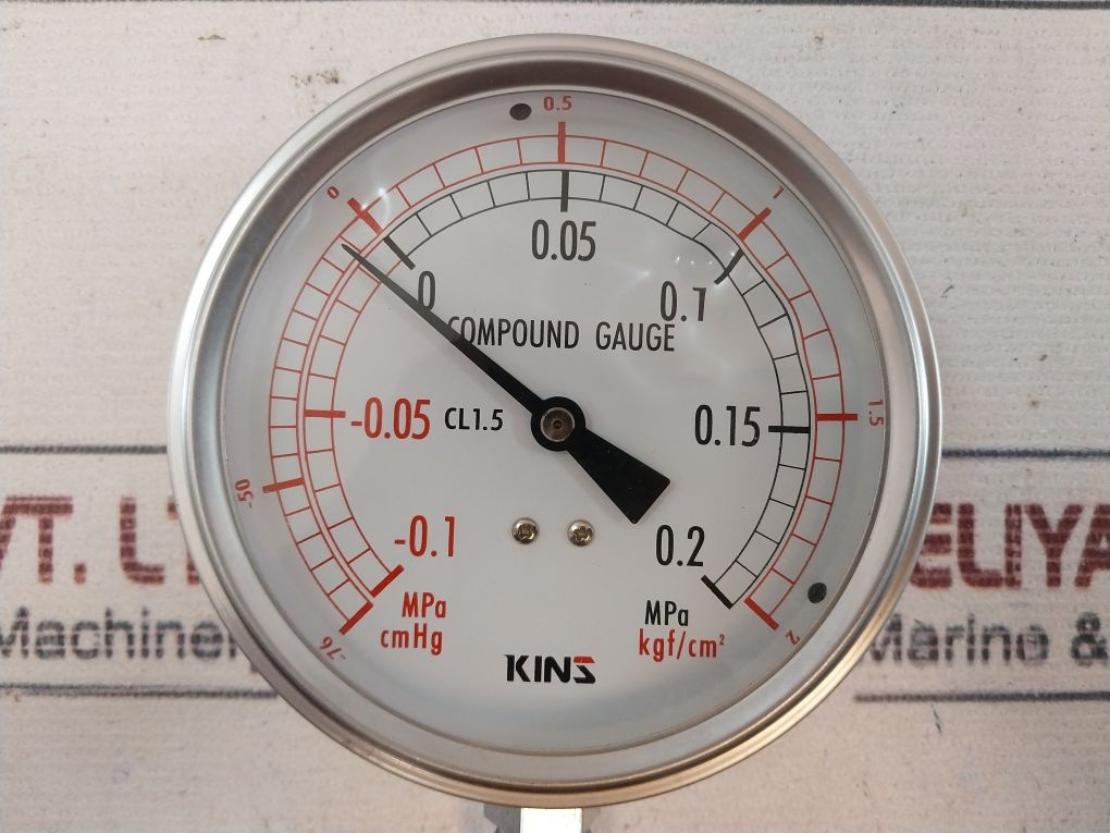 Kins Ss-3076 Pressure Gauge