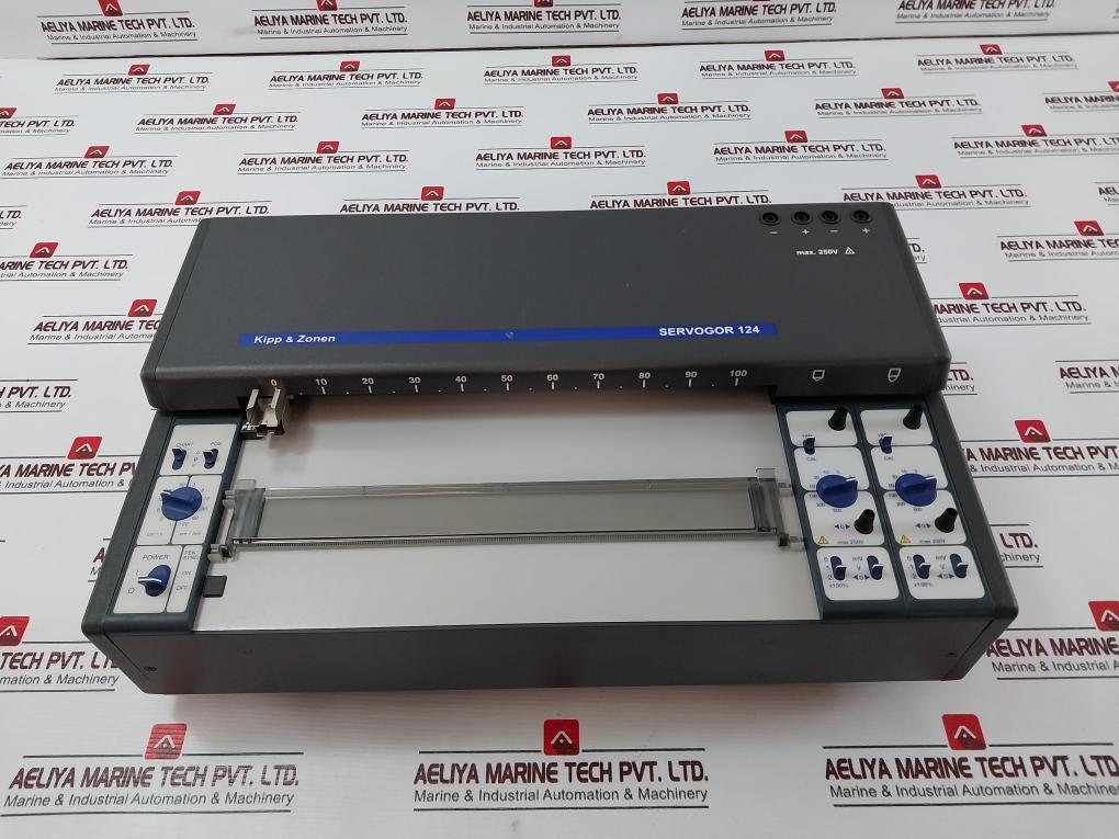 Kipp & Zonen Servogor 124,Se124-2 Flatbed Recorder 250V