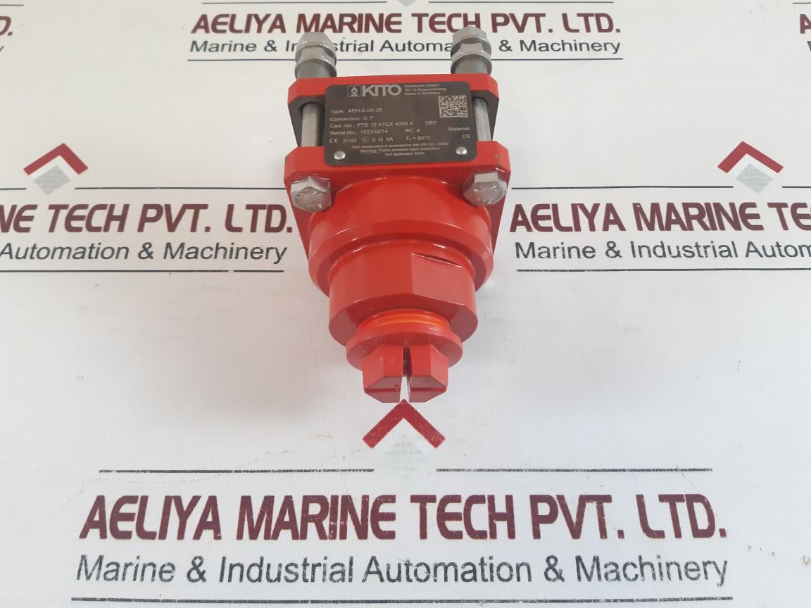 Kito Armaturen Aeh-5-iia-25 Flame Arrester Free Shipping