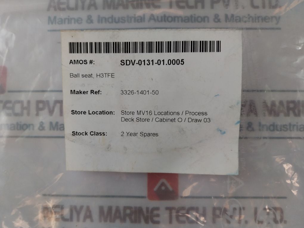 Kitz 3326-1401-50 Ball Seat Ring H3Tfe