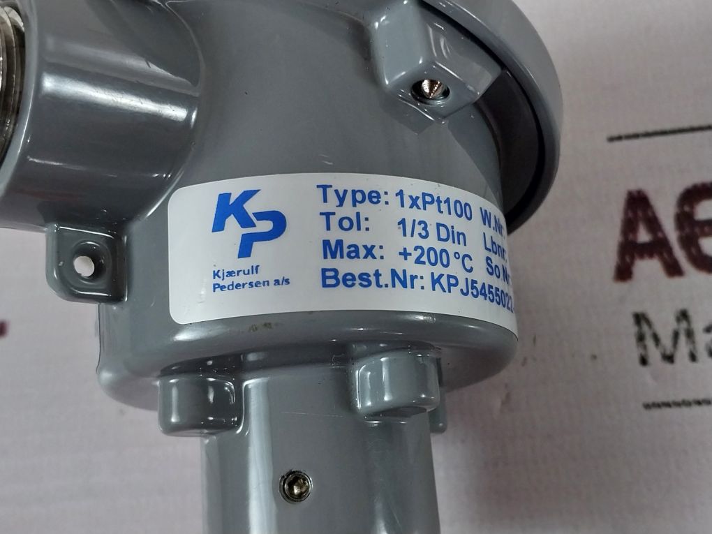 Kjaerulf Pedersen 1Xpt100 Temperature Sensor Kpj5455022-4