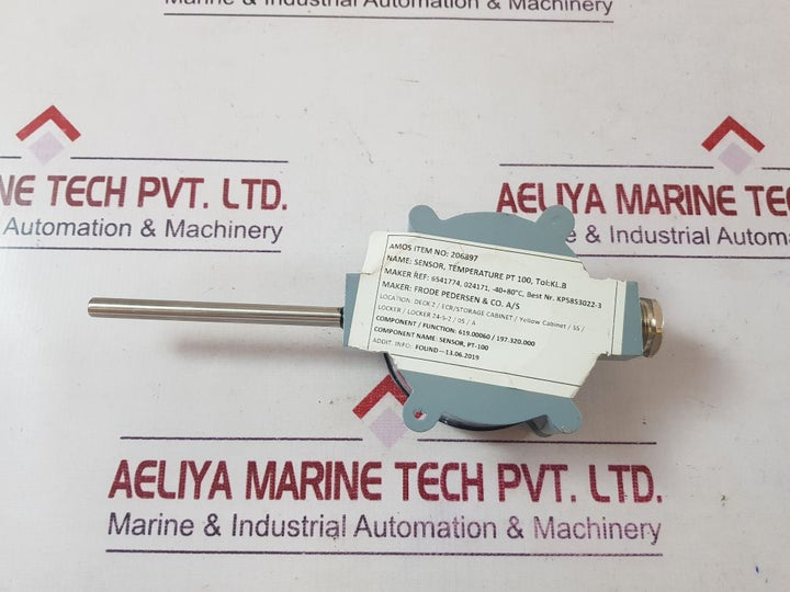 Kjaerulf Pedersen 1Xpt100 Sensor
