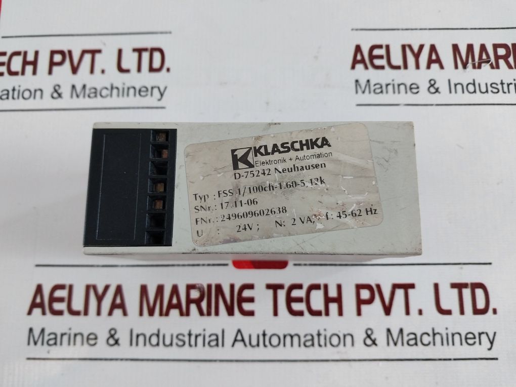 Klaschka Fss 1/100Ch-1.60-5,12K