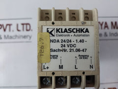 Klaschka Nda 24/24-1.40 Time Delay Relay
