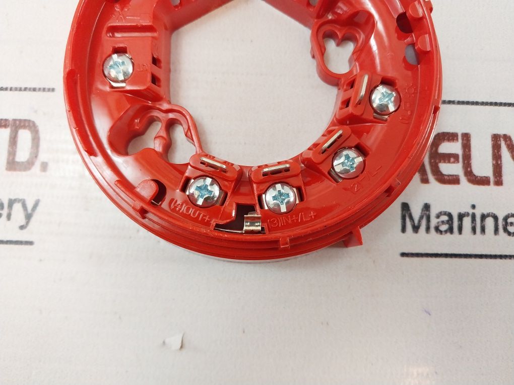 Klaxon 18-185856-3 Red Shallow Base Time Saver