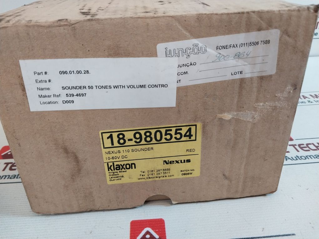 Klaxon 18-980554 Sounder 10-60V Dc