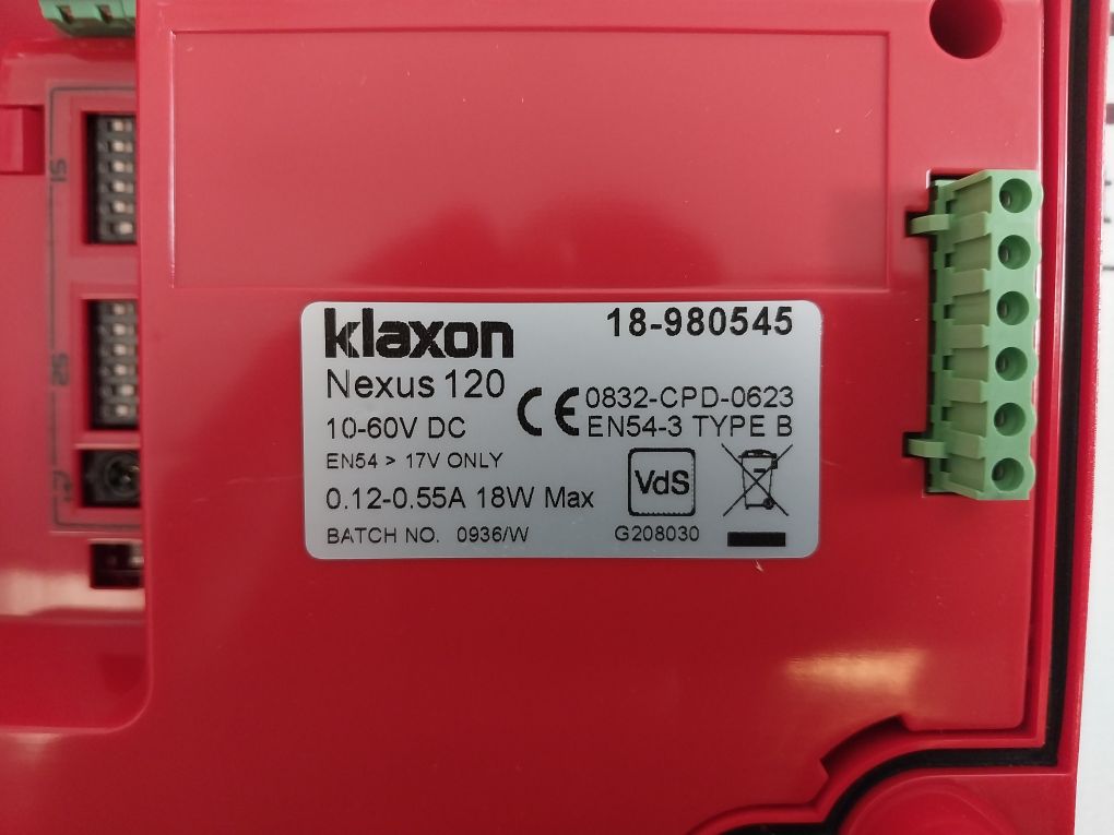 Klaxon 18-980545 Nexus 120 Sounder