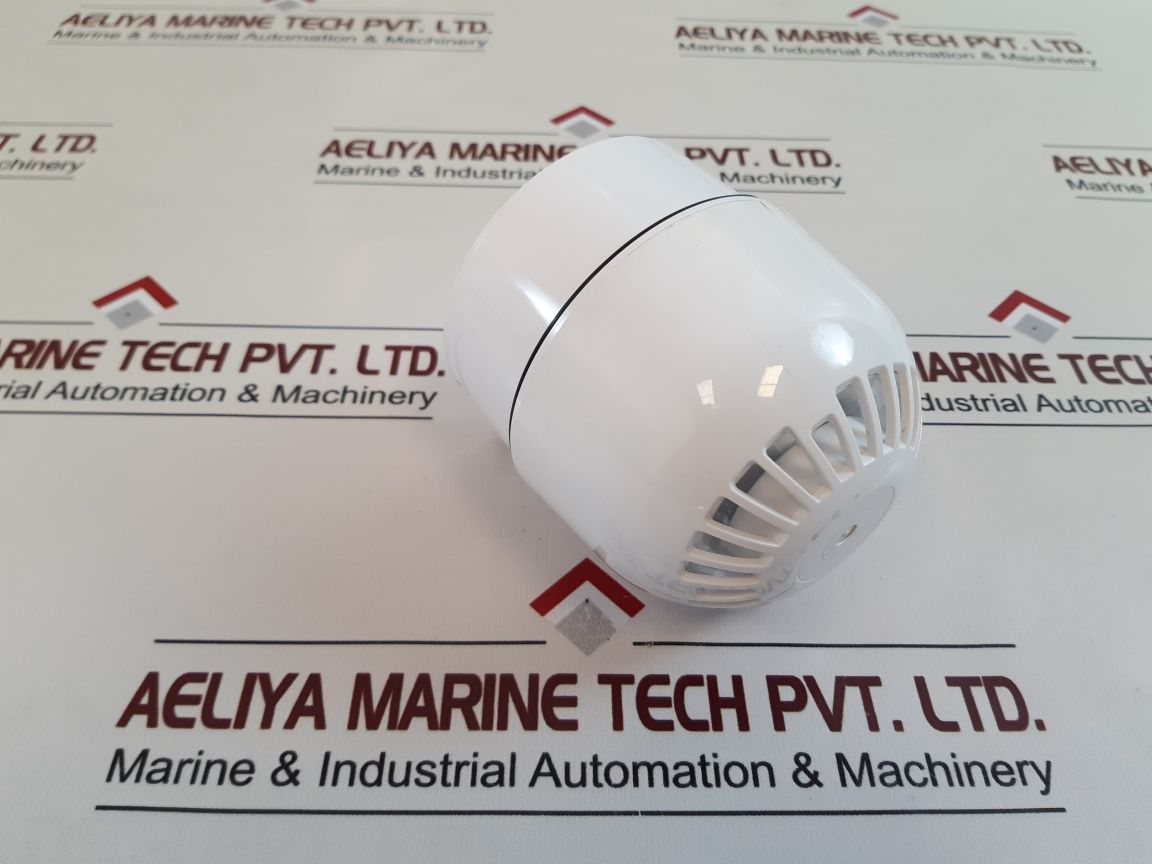 Klaxon Pss-0063 White Alarm Siren
