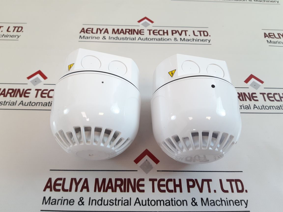 Klaxon Pss-0063 White Alarm Siren
