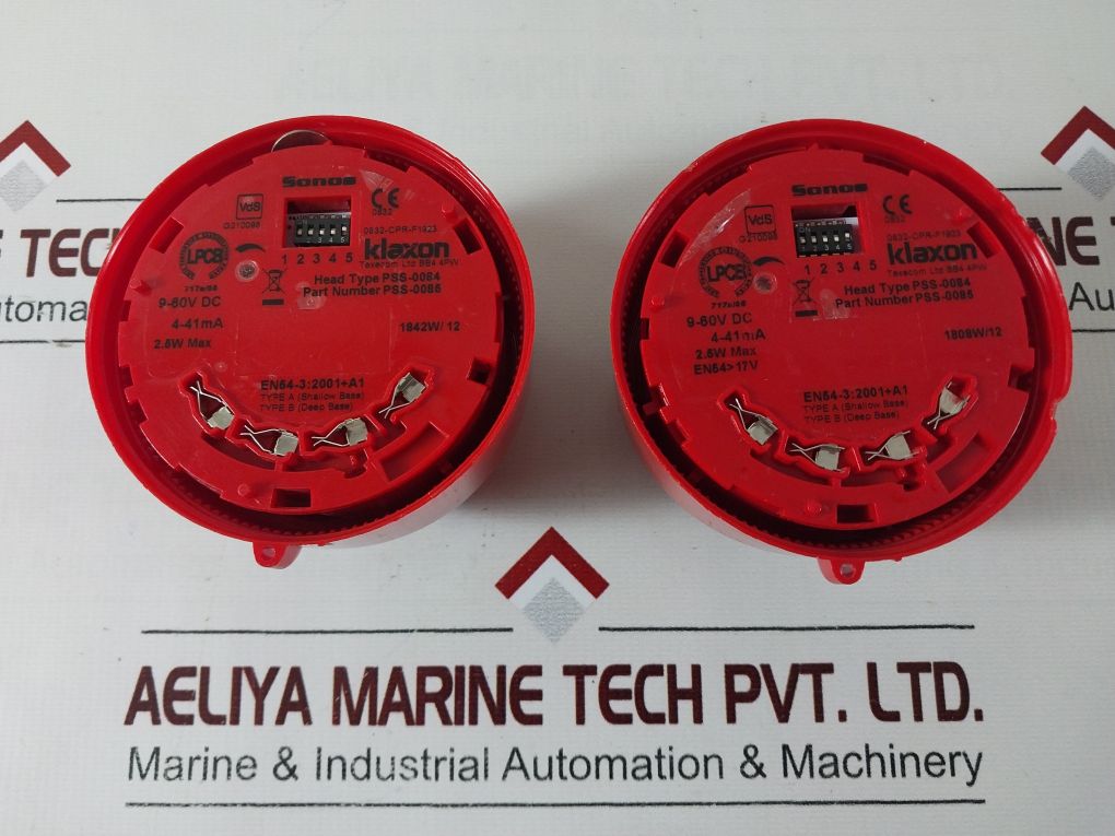 Klaxon Sonos Pss-0084 Sounder Alarm 4-41Ma,2.5W Max